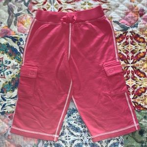 EUC Hanna Andersson cropped sweats, pink, 130 (8)